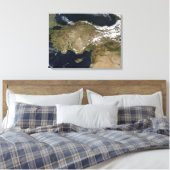Toile Vue satellite de la Turquie (Insitu(Chambre))