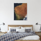 Toile Vue satellite de l'Australie occidentale (Insitu(Chambre))