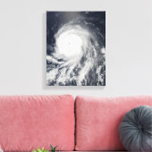 Toile Vue satellite de l'ouragan Celia (Insitu(Salon))