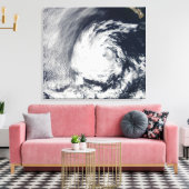 Toile Vue satellite des Blas de dépression tropicale (Insitu(Salon))