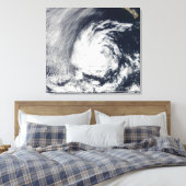 Toile Vue satellite des Blas de dépression tropicale (Insitu(Chambre))