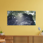 Toile Vue satellite des fuites d'huile (Insitu(Salon))