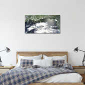 Toile Vue satellite des fuites d'huile 2 (Insitu(Chambre))