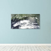 Toile Vue satellite des fuites d'huile 2 (Insitu (Plancher de Bois))