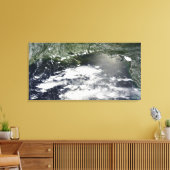 Toile Vue satellite des fuites d'huile 2 (Insitu(Salon))