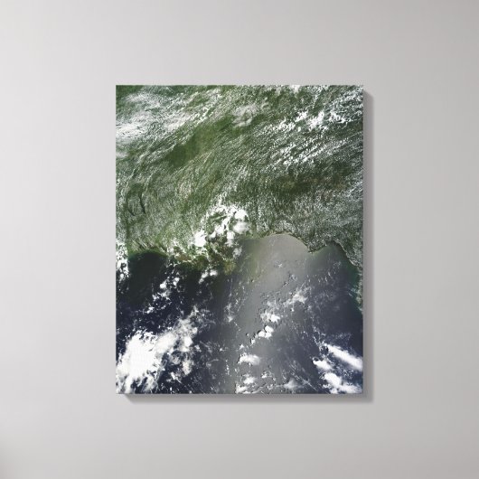 Toile Vue satellite du golfe du Mexique 2 (Recto)
