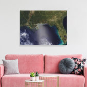 Toile Vue satellite du sud-est des États-Unis 2 (Insitu(Salon))