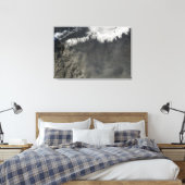 Toile Vue satellite d'un panache de cendre 2 (Insitu(Chambre))