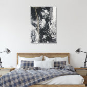 Toile Vue satellite d'un panache de cendres (Insitu(Chambre))