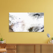 Toile Vue satellite d'une énorme tempête d'hiver au-dess (Insitu(Salon))