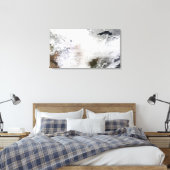Toile Vue satellite d'une énorme tempête d'hiver au-dess (Insitu(Chambre))