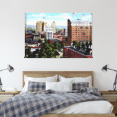 Toile Vue Skyline Birmingham Alabama (Insitu(Chambre))