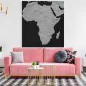 Toile Vue stéréoscopique de l'Amérique du Nord (Insitu(Salon))