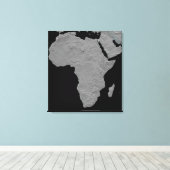 Toile Vue stéréoscopique de l'Amérique du Nord (Insitu (Plancher de Bois))