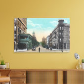 Toile Vue sud de la rue Chenango depuis Arlington (Insitu(Salon))