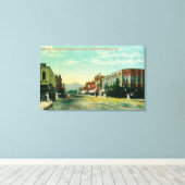 Toile Vue sud de la Sixième Rue depuis le chemin de fer (Insitu (Plancher de Bois))