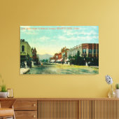 Toile Vue sud de la Sixième Rue depuis le chemin de fer (Insitu(Salon))