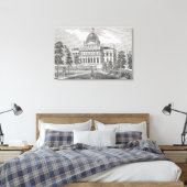 Toile Vue sud de la State House à Boston (Insitu(Chambre))