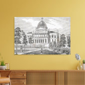 Toile Vue sud de la State House à Boston (Insitu(Salon))
