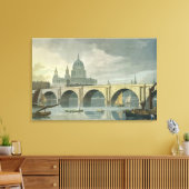 Toile Vue sud-ouest de la cathédrale St Pauls (Insitu(Salon))