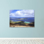 Toile Vue supérieure : burra sound, graemsay & orkney co (Insitu (Plancher de Bois))