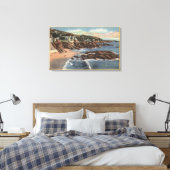 Toile Vue sur Arch Beach avec maisons (Insitu(Chambre))