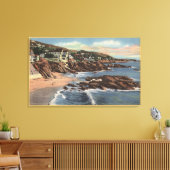 Toile Vue sur Arch Beach avec maisons (Insitu(Salon))