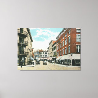 Toile Vue sur Broadway et Corner Strand Street