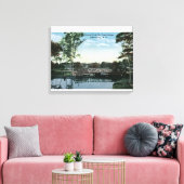 Toile Vue sur Central Park Creek Bridge (Insitu(Salon))