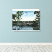 Toile Vue sur Central Park Creek Bridge (Insitu (Plancher de Bois))