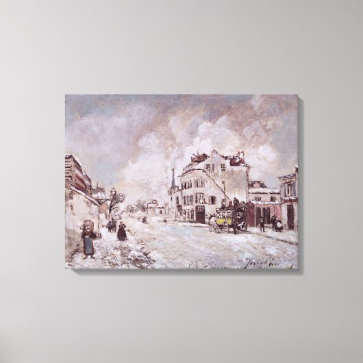 Toile Vue sur Faubourg Saint-Jacques (Recto)