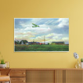 Toile Vue sur Harris Hill Glider Field, Glider in (Insitu(Salon))