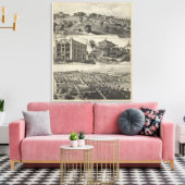 Toile Vue sur Kansas City, Kansas (Insitu(Salon))