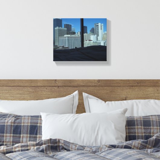 Toile Vue sur la chambre de Dallas Skyline, Texas (Insitu(Chambre))