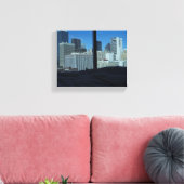 Toile Vue sur la chambre de Dallas Skyline, Texas (Insitu(Salon))