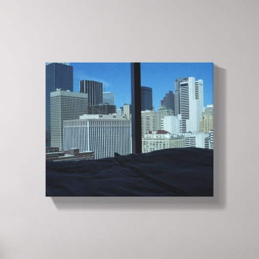 Toile Vue sur la chambre de Dallas Skyline, Texas (Recto)
