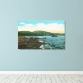 Toile Vue sur la Côte près du port de Camden (Insitu (Plancher de Bois))