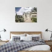 Toile Vue sur la façade ouest de la restaurée (Insitu(Chambre))