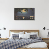 Toile Vue sur la lune de la baie Newport (Insitu(Chambre))