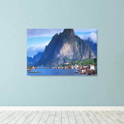 Toile Vue sur la montagne côtière (Insitu (Plancher de Bois))