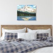 Toile Vue sur la montagne du lac perdu (Insitu(Chambre))