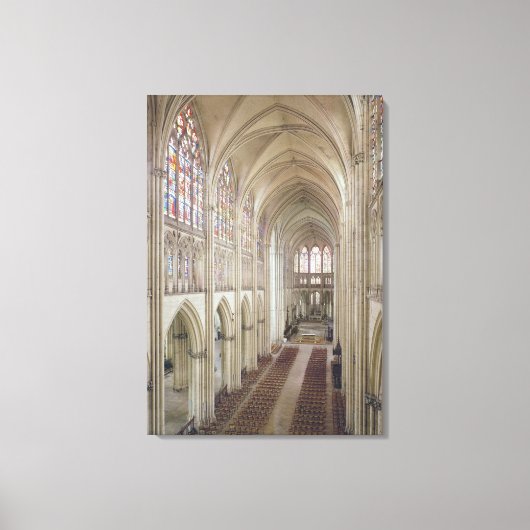 Toile Vue sur la nef et le choeur (Recto)