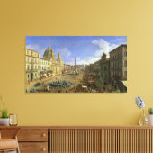 Toile Vue sur la Piazza Navona, Rome (Insitu(Salon))