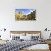 Toile Vue sur la Piazza Navona, Rome (Insitu(Chambre))