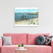 Toile Vue sur la plage de Salem Willows (Insitu(Salon))