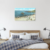 Toile Vue sur la plage de Salem Willows (Insitu(Chambre))