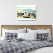 Toile Vue sur la plage et la tête de terre (Insitu(Chambre))