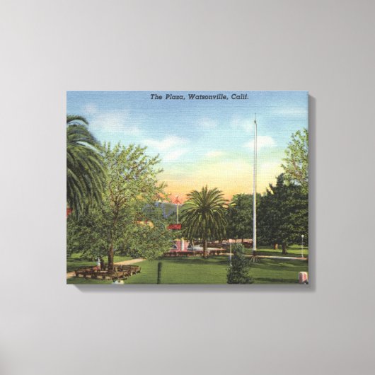 Toile Vue sur la Plaza (Recto)