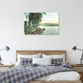 Toile Vue sur la rive du lac (Insitu(Chambre))
