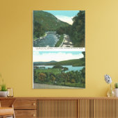 Toile Vue sur la rivière Ausable et le lac Schroon (Insitu(Salon))